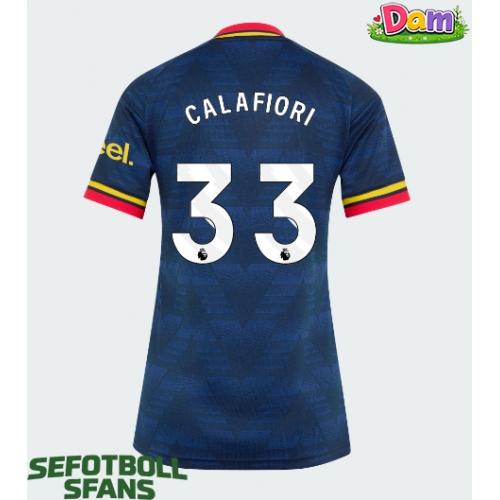 Arsenal Riccardo Calafiori #33 Bortatröja Kvinnor 2026-27 Kortärmad